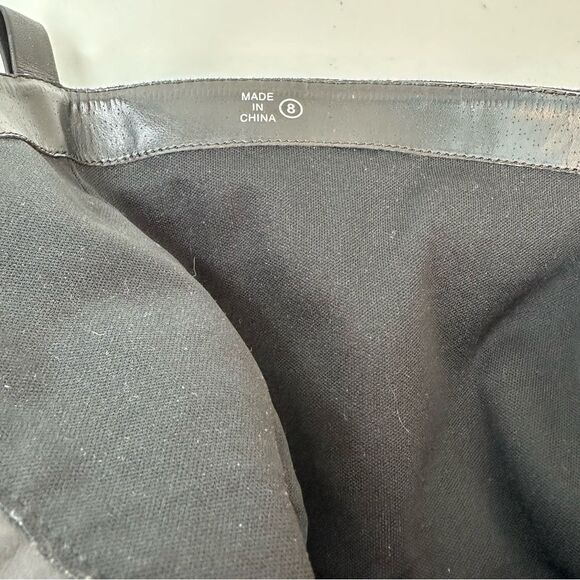 CHELSEA & ZOE Black Mid High Heeled Boots Size 8 - Picture 5 of 16